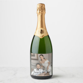 Etiqueta de Bebida de Festa de 50 Anos