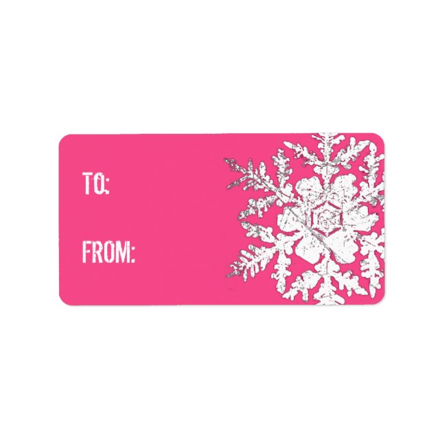 Etiqueta de Beijo de Neve (Frente)