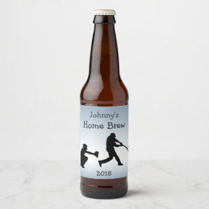 Etiqueta de Beisebol Esportivo Azul