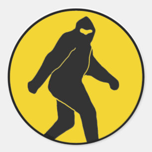 Etiqueta de Bigfoot (amarelo)