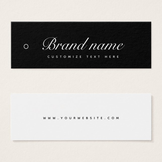 Etiqueta de bloqueio de etiqueta comercial (Frente & Verso)