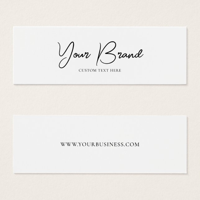 Etiqueta de bloqueio de etiqueta moderna simples (Frente & Verso)