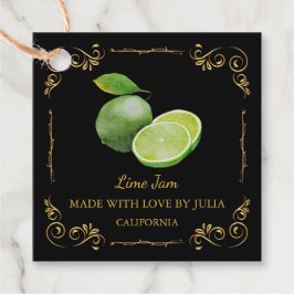 Etiqueta de bloqueio de Limão de home emade