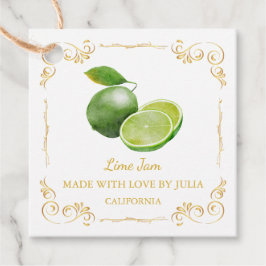 Etiqueta de bloqueio de Limão de home emade