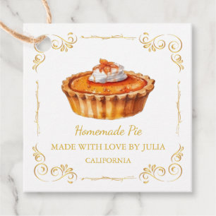 Etiqueta de Bloqueio de Pizza Homemade