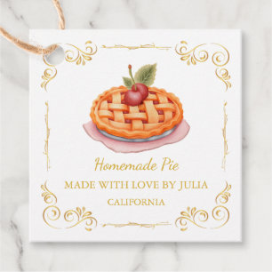 Etiqueta de Bloqueio de Pizza Homemade