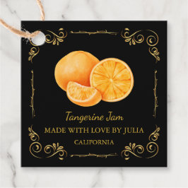 Etiqueta de Bloqueio de Tangerine Homemade