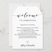 Etiqueta de Boas-vindas de Casamento Extra Grande,