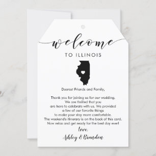 Etiqueta de Boas-vindas do Illinois, Carta Itinerá