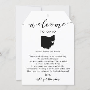 Etiqueta de Boas-vindas do Ohio, Carta Itinerária