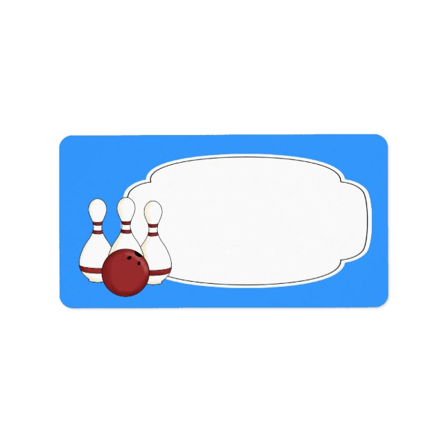 Etiqueta de boliche (Frente)