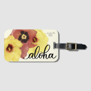 Etiqueta de Bolsa Hau Aloha