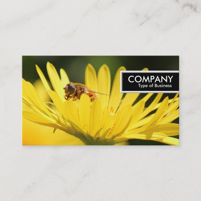 Etiqueta de borda - Abelha ocupada (Frente)