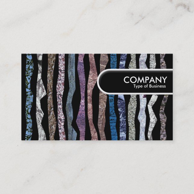 Etiqueta de Borda Arredondada - faixas Minerais (Frente)