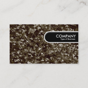 Etiqueta de Borda Arredondada - Flor