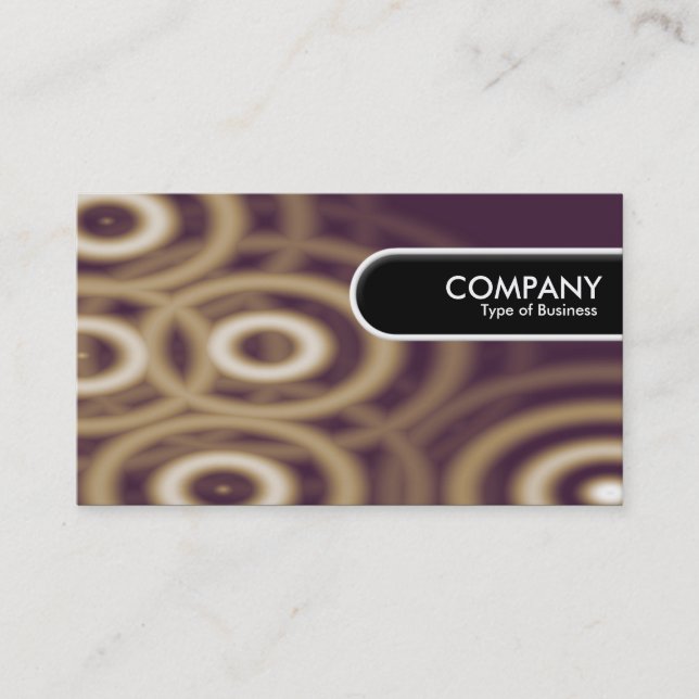 Etiqueta de borda arredondada - Piscina de som (Frente)