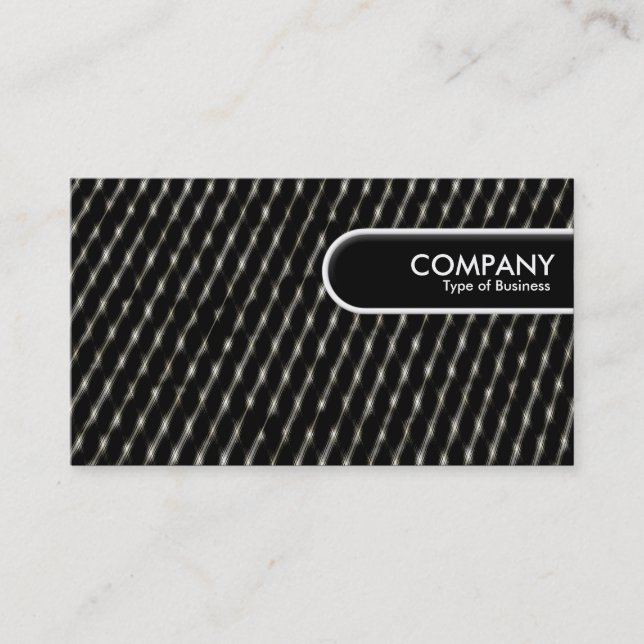 Etiqueta de Borda Arredondada - Rede Escura (Frente)