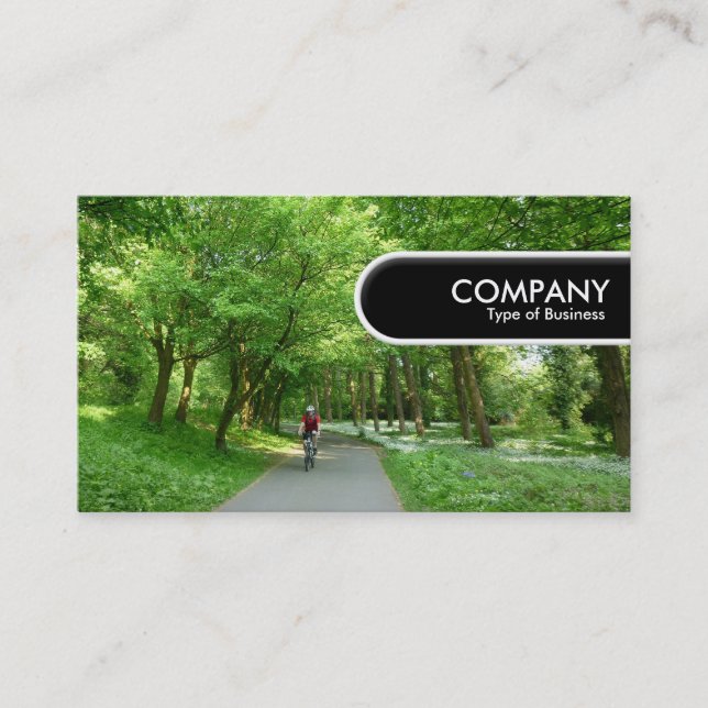 Etiqueta de Borda Arredondada - Via Ciclo (Frente)