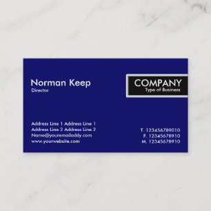 Etiqueta de borda - Azul escuro (000066)