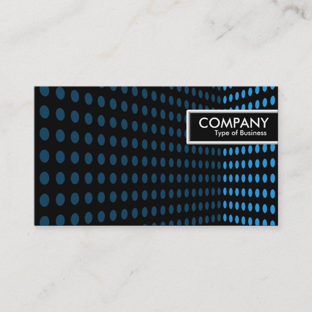 Etiqueta de borda - Canto de tonalidade - Azul (Frente)