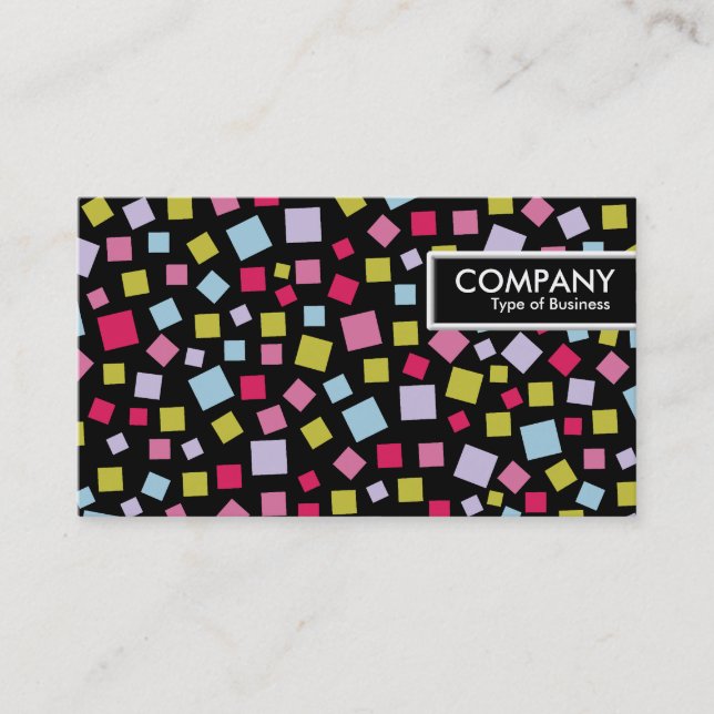 Etiqueta de borda - Cores em cascata (Frente)