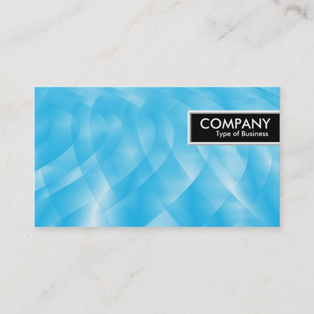 Etiqueta de Borda - Curvas Azuis (Frente)