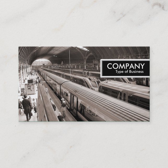 Etiqueta de Borda - Estação Paddngton Londres (Frente)