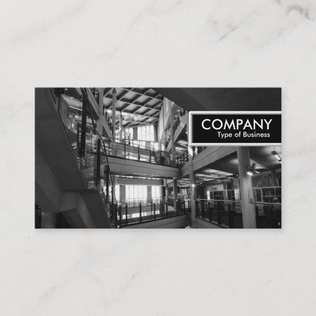 Etiqueta de borda - Interior moderno (Frente)