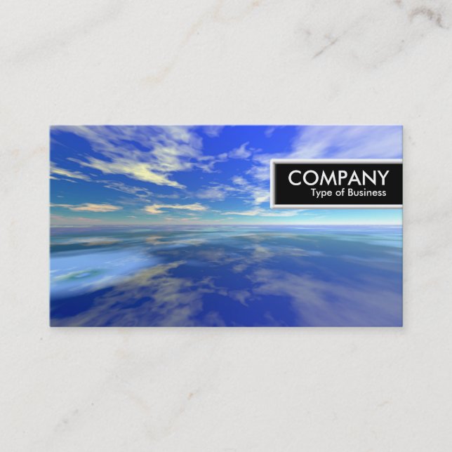 Etiqueta De Borda - Mar E Céu (Frente)