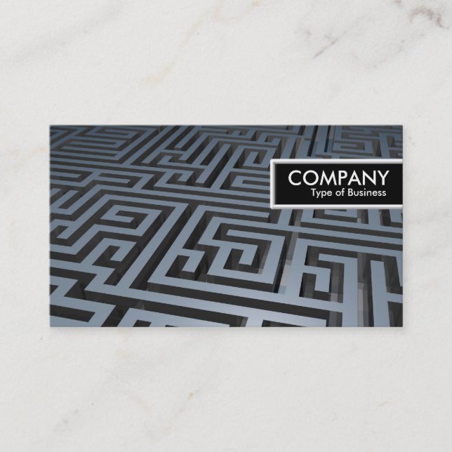 Etiqueta de borda - Maze metálico (Frente)