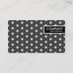 Etiqueta de borda - Padrão de Asanoha