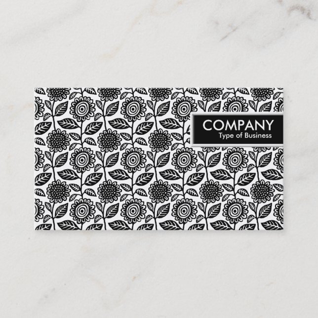 Etiqueta de borda - Padrão Floral 280313 (Frente)