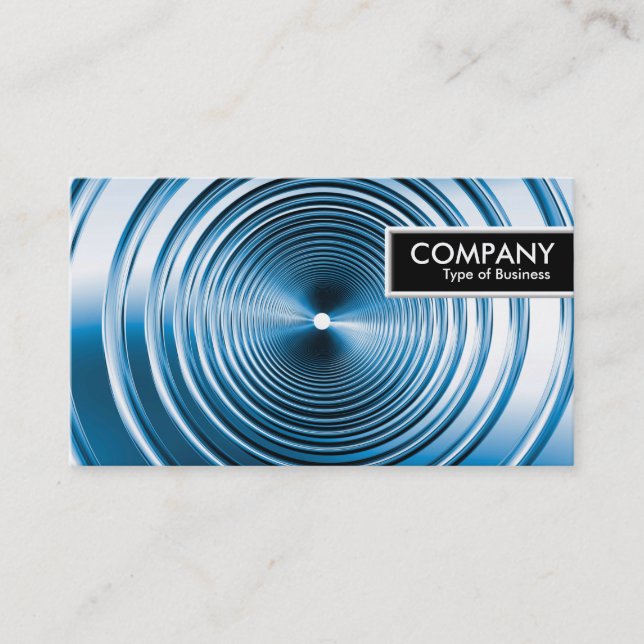 Etiqueta de borda - Primavera azul longo (Frente)