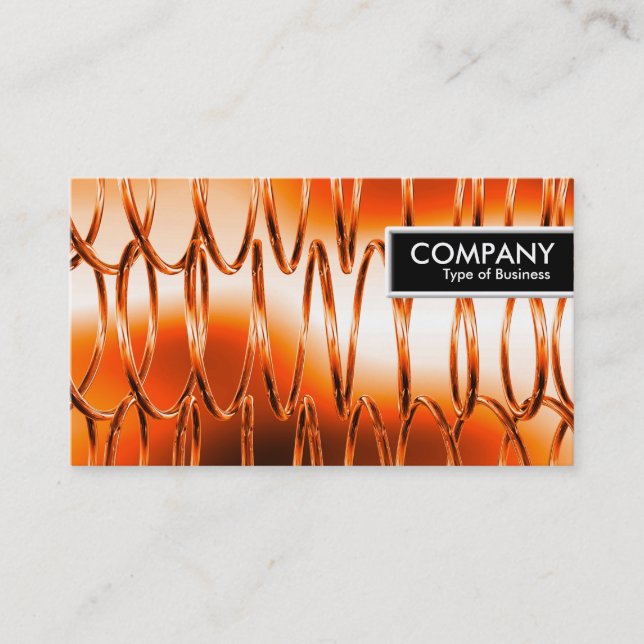 Etiqueta de Borda - Primavera Laranja (Frente)