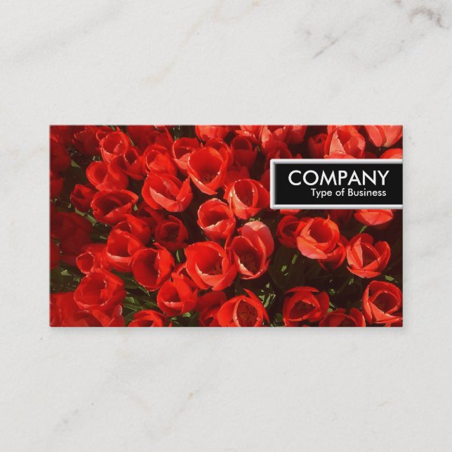 Etiqueta de borda - Tulipas (Frente)