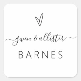 Etiqueta de Caixa de Favoritos do Adesivo de Carta