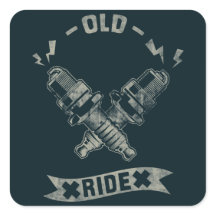 Etiqueta de carona antiga