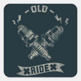 Etiqueta de carona antiga