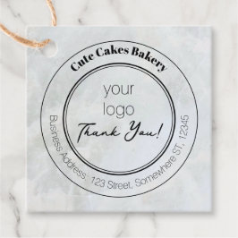 Etiqueta de Cartão de Bolo de Código QR