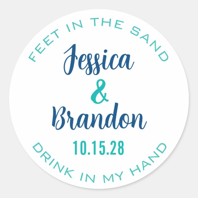 Etiqueta de Casamento 30507 (Frente)