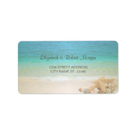 Etiqueta de Casamento Conchas de Praia Casamento n