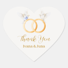 Etiqueta de Casamento de Casal Azul de Boca Simple