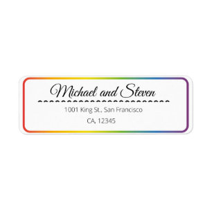 Etiqueta de casamento LGBT