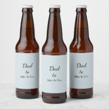Etiqueta de Cerveja de Pastel minimalista | Presen