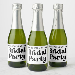Etiqueta de Champanhe de Partido Bridal