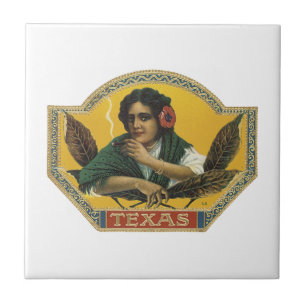 Etiqueta de Charuto do Texas