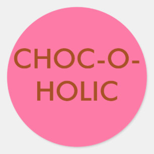 Etiqueta de CHOC-O-HOLIC