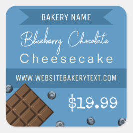 Etiqueta de chocolate doce
