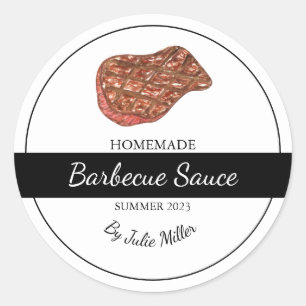 Etiqueta de CHURRASCO de Molho de Carne de Bovino
