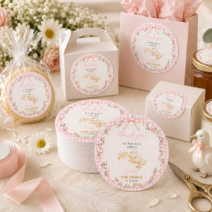 Etiqueta de Chuveiro de Bebê Personalizada Silly G